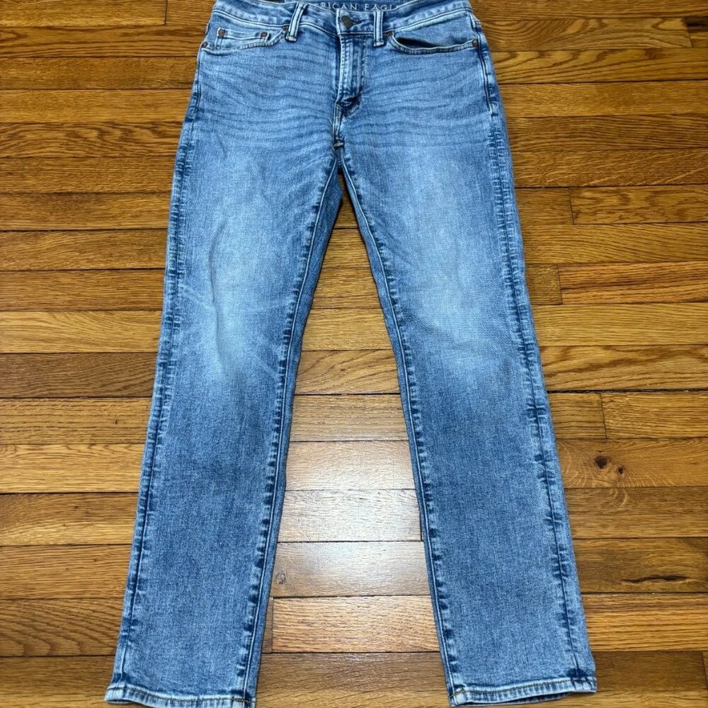 American Eagle Women's Blue Slim Fit Jeans